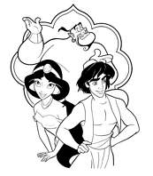 coloriage portrait amis